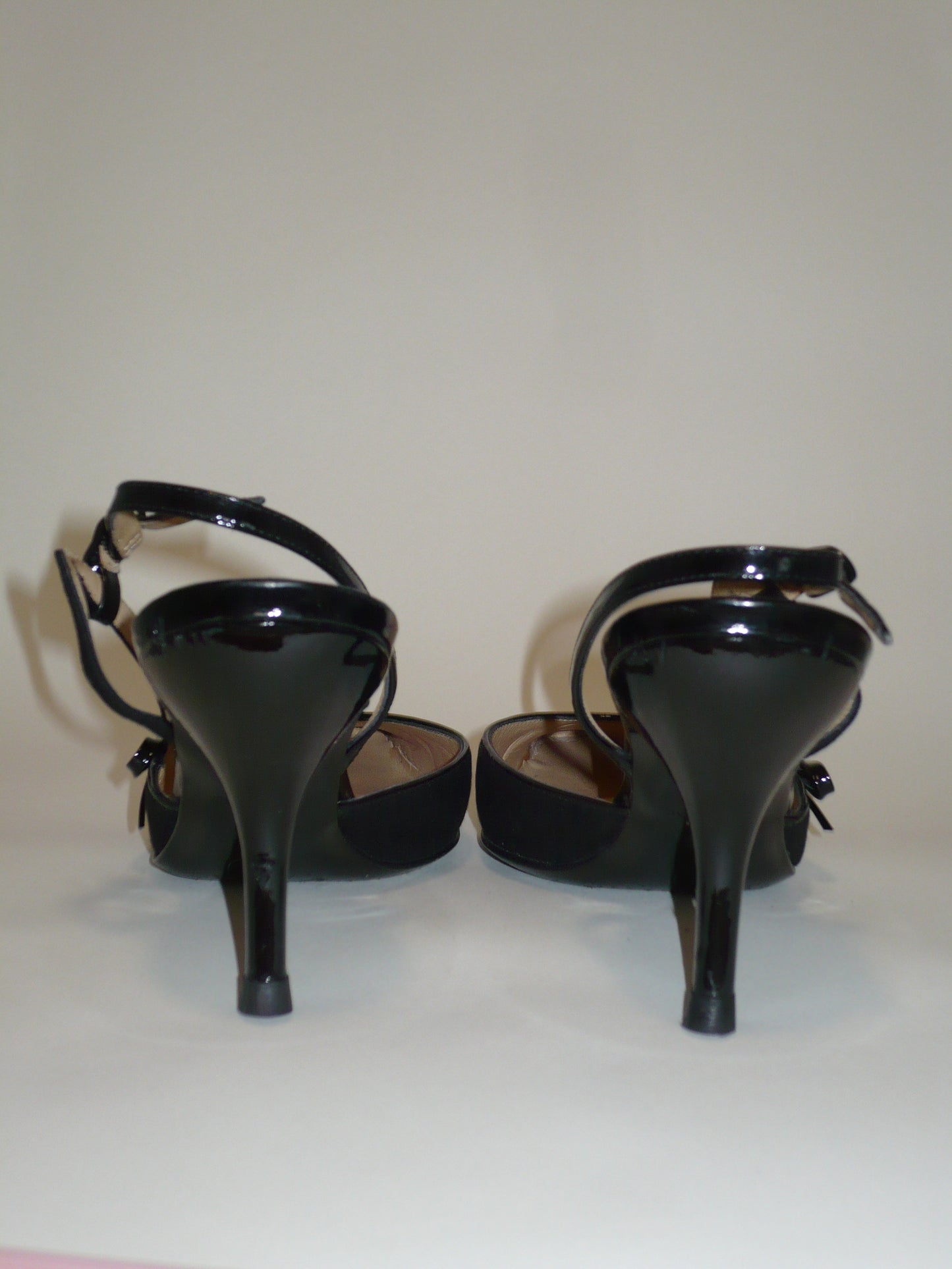 CHANEL 2003 Patent-toe Slingback Pumps (EU 36.5)