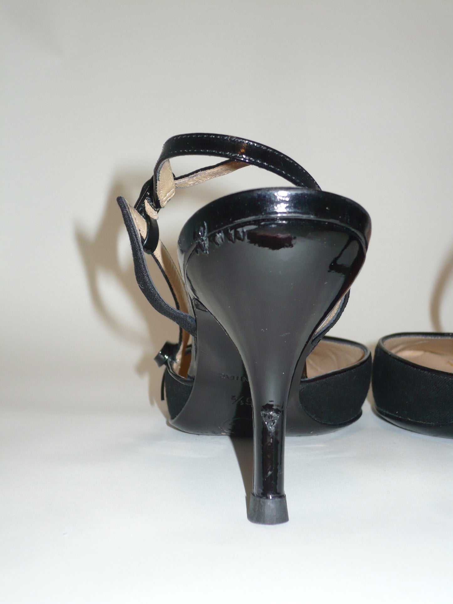 CHANEL 2003 Patent-toe Slingback Pumps (EU 36.5)